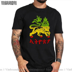 Fashion Lion Of Judah Reggae Music Rastafari Rasta t shirt for men cotton awesome summer gents t shirt tee clothing Natural Tops