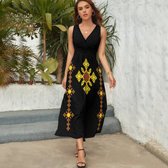 Beautiful Ethiopian cross Sleeveless Dress woman dress luxury evening dresses 2024 prom dresses 2024