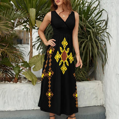 Beautiful Ethiopian cross Sleeveless Dress woman dress luxury evening dresses 2024 prom dresses 2024